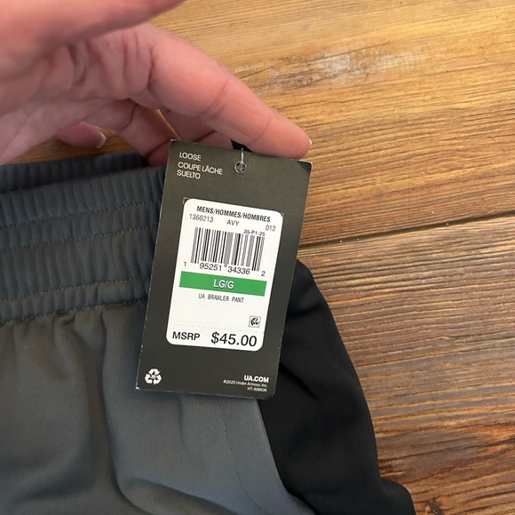 COPY - Under Armour Men's Gray and Black Pants - Picture 2 of 5